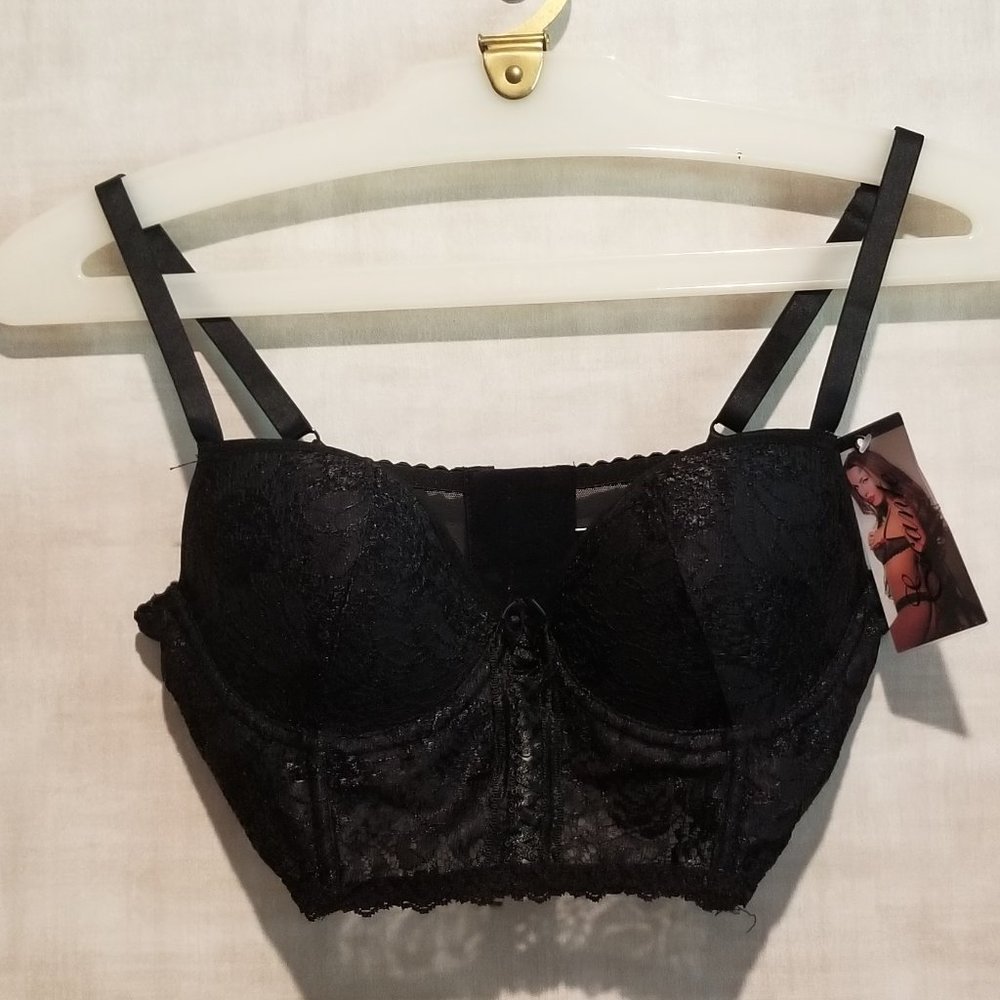 BRA BLACK 34 WIDE BAND INTIMATES & SLEEPWEAR